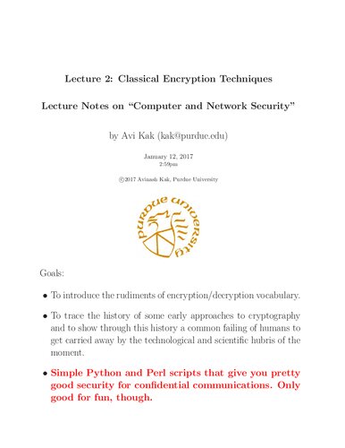 Computer And Network Security By Avinash Kak Itebooks