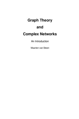 Graph Theory And Complex Networks Itebooks