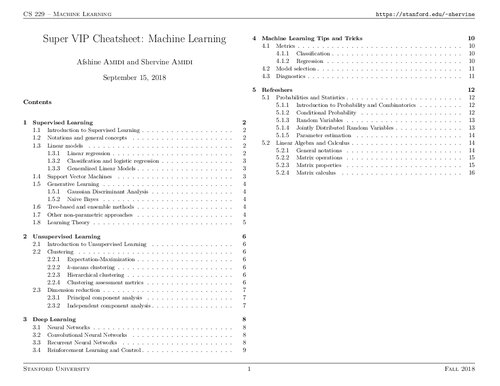 Machine Learning Super Vip Cheatsheet Itebooks