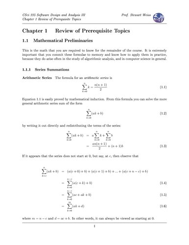Software Design And Analysis Iii Lecture Notes Cuny Csci335 Itebooks