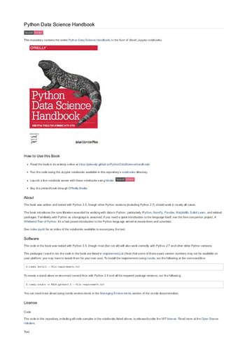 Python Data Science Handbook Jupyter Notebook Version Itebooks