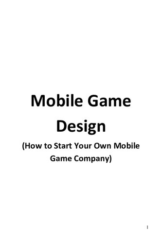 Mobilegamedesignbook Itebooks