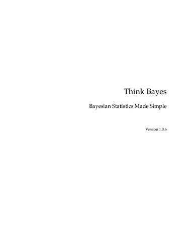 Thinkbayes Itebooks