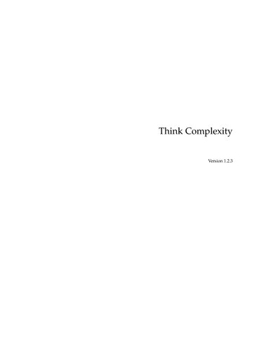 Thinkcomplexity Itebooks