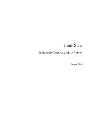 Thinkstats2 Itebooks