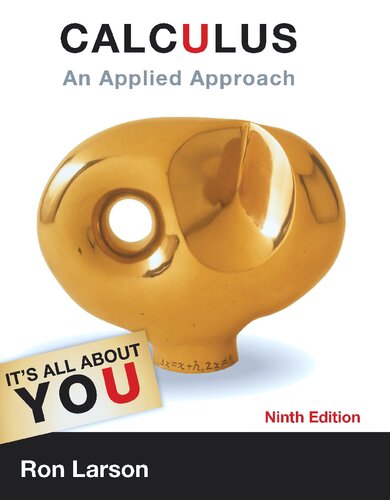 Calculus An Applied Approach 9th Edition Ron Larson