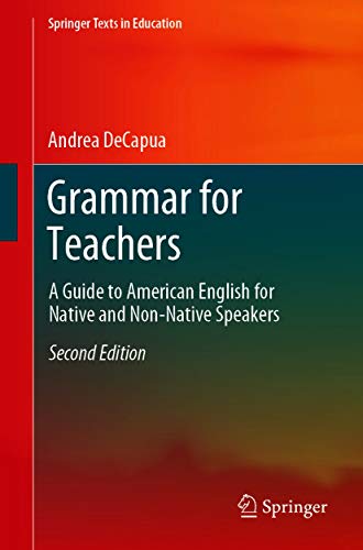 Grammar For Teachers 2nd Edition Andrea Decapua