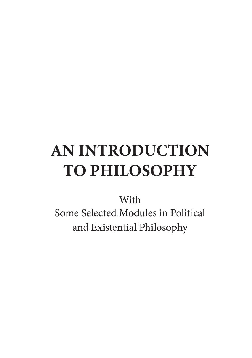 An Introduction To Philosophy Bkindd Ssekanjakko Vincent Bonny
