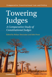 Towering Judges A Comparative Study Of Constitutional Judges Unknown Binding Rehan Abeyratne Iddo Porat