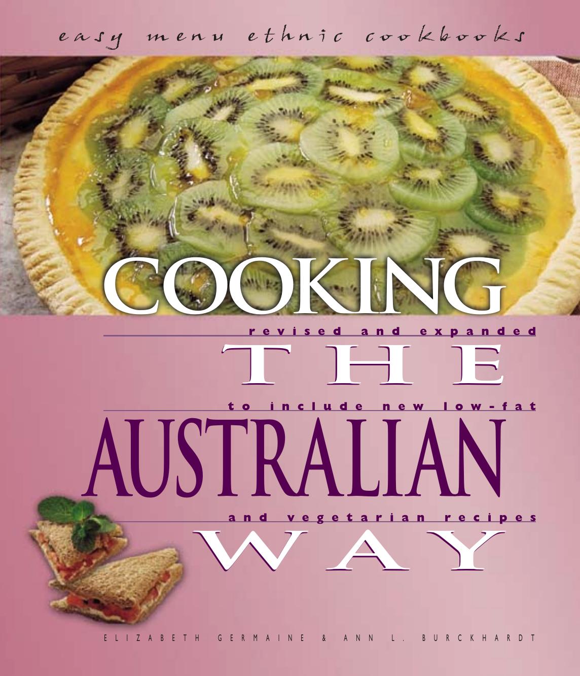 Cooking The Australian Way Elizabeth Germaine Ann Burckhardt