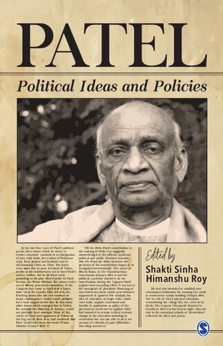 Patel Political Ideas And Policies Shakti Sinha Himanshu Roy