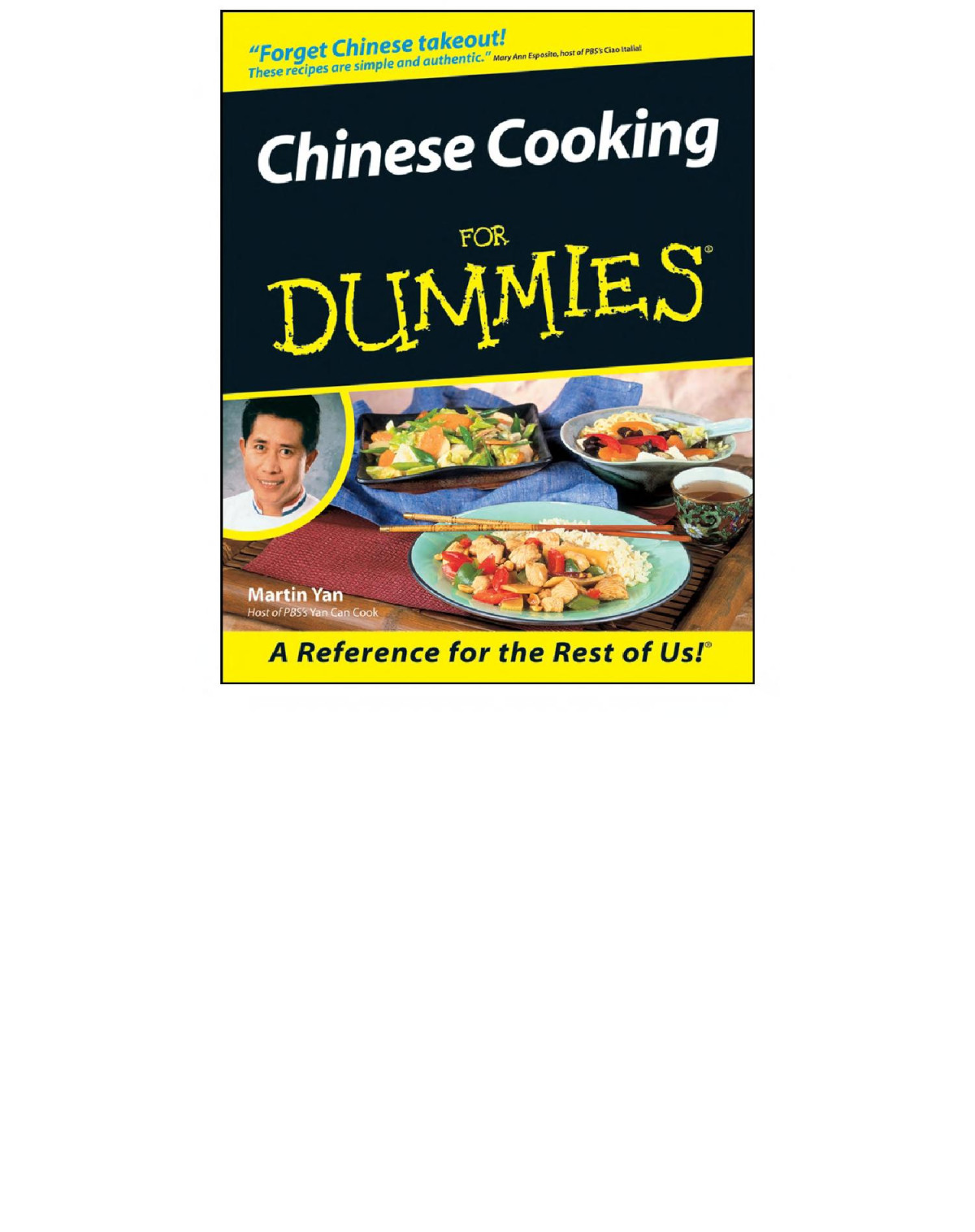 Chinese Cooking For Dummies Martin Yan Yan Martin