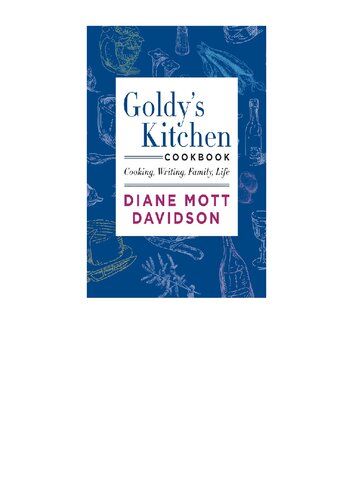 Goldys Kitchen Cookbook Davidson Diane Mott