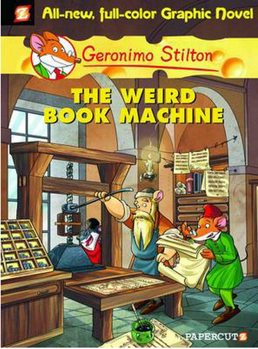 Geronimo Stilton Graphic Novels 9 The Weird Book Machine Illustrated Stilton