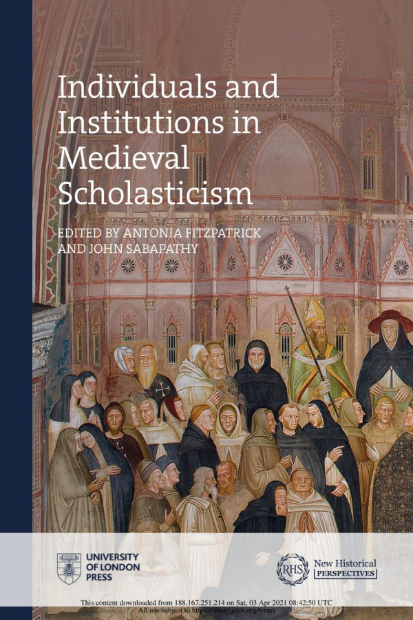 Individuals And Institutions In Medieval Scholasticism Antonia Fitzpatrick