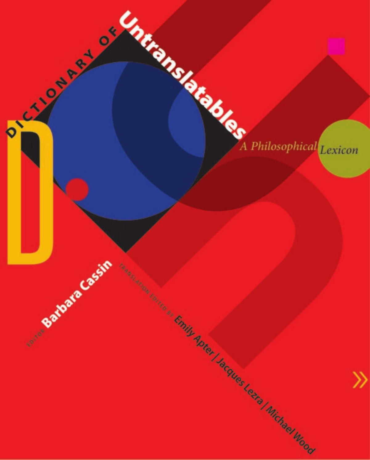 Dictionary Of Untranslatables A Philosophical Lexicon Barbara Cassin
