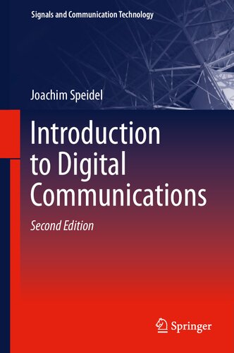 Introduction To Digital Communications 2nd Edition Joachim Speidel
