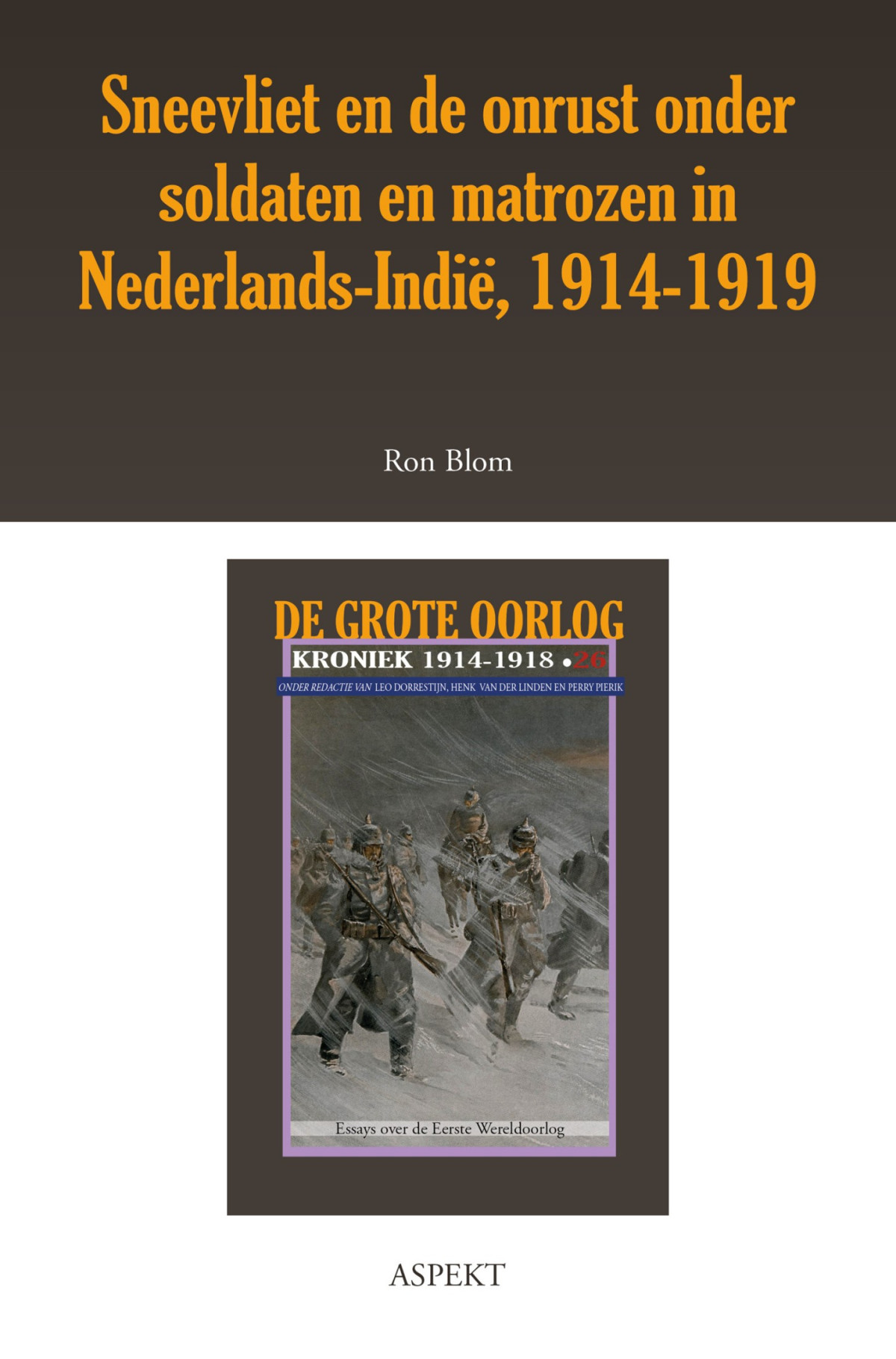 Sneevliet En De Onrust Onder Soldaten In Nederlandsindi 19141919 Aspekt Aspekt