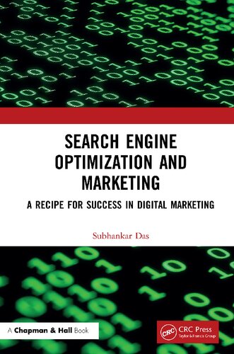 Search Engine Optimization And Marketing A Recipe For Success In Digital Marketing Subhankar Das