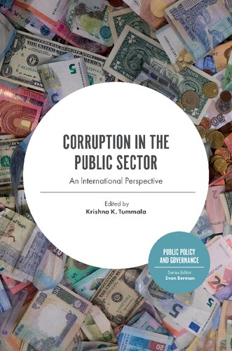 Corruption In The Public Sector An International Perspective Krishna K Tummala