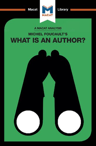 An Analysis Of Michel Foucaults What Is An Author Tim Smithlaing