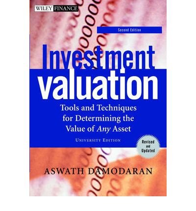 Investment Valuation 2nd Edition University With Investment Set 2nd Edition Damodaran