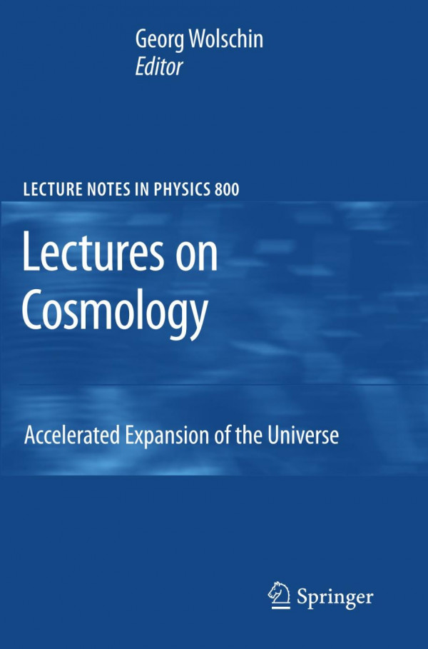 Lectures On Cosmology Georg Wolschin
