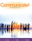 Communicate 15th Edition Verderber Kathleen S Sellnow Deanna D