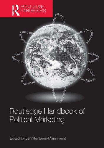 Routledge Handbook Of Political Marketing Jennifer Leesmarshment