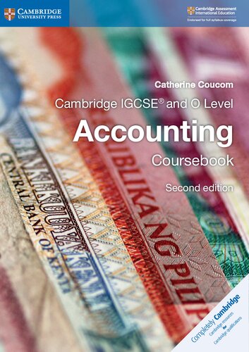 Cambridge Igcse And O Level Accounting Coursebook Catherine Coucom