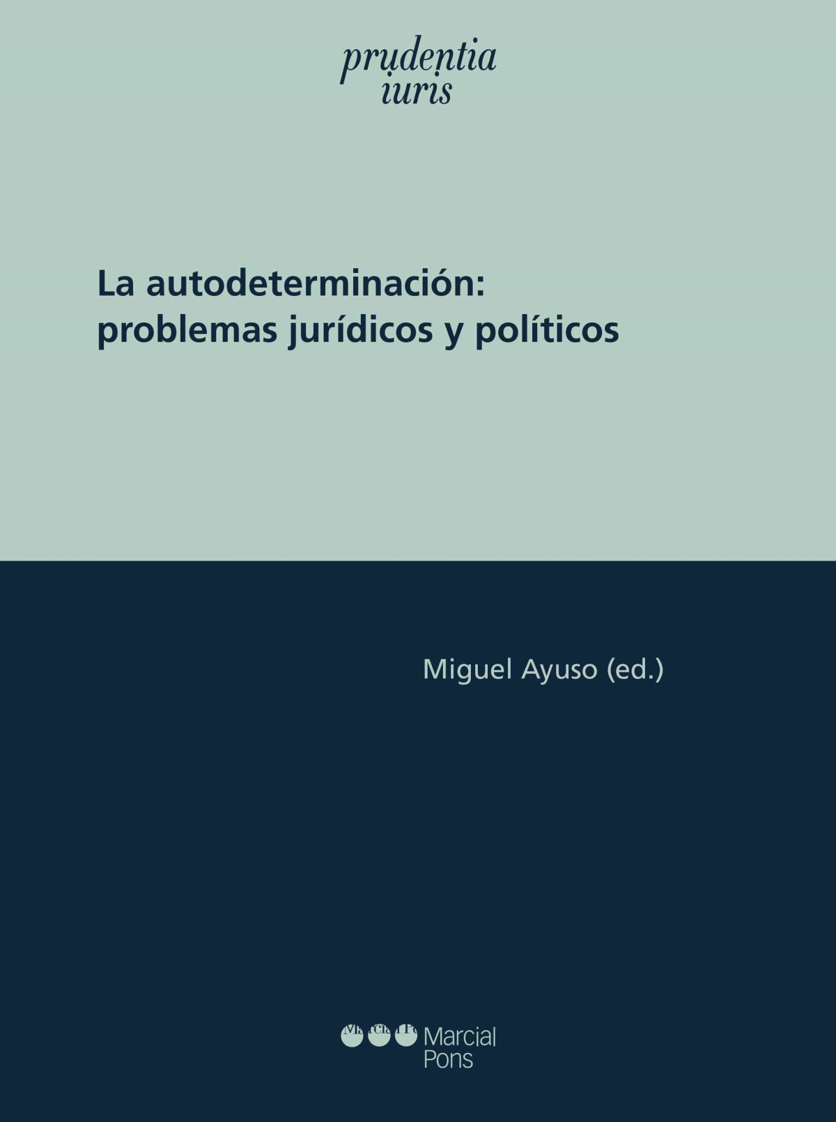 La Autodeterminacin Problemas Jurdicos O Polticos 1st Edition Miguel Ayuso