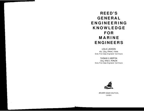 General Engineering Knowledge For Marine Engineers 4th Leslie Jackson