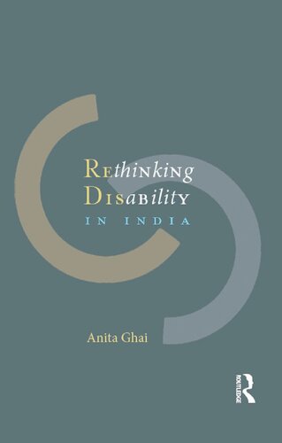 Rethinking Disability In India Anita Ghai