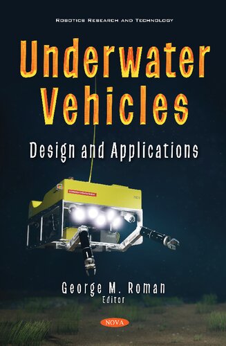 Underwater Vehicles Design And Applications George M Roman