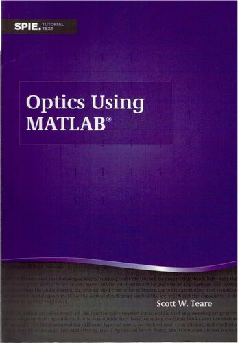 Optics Using Matlab Scott W Teare