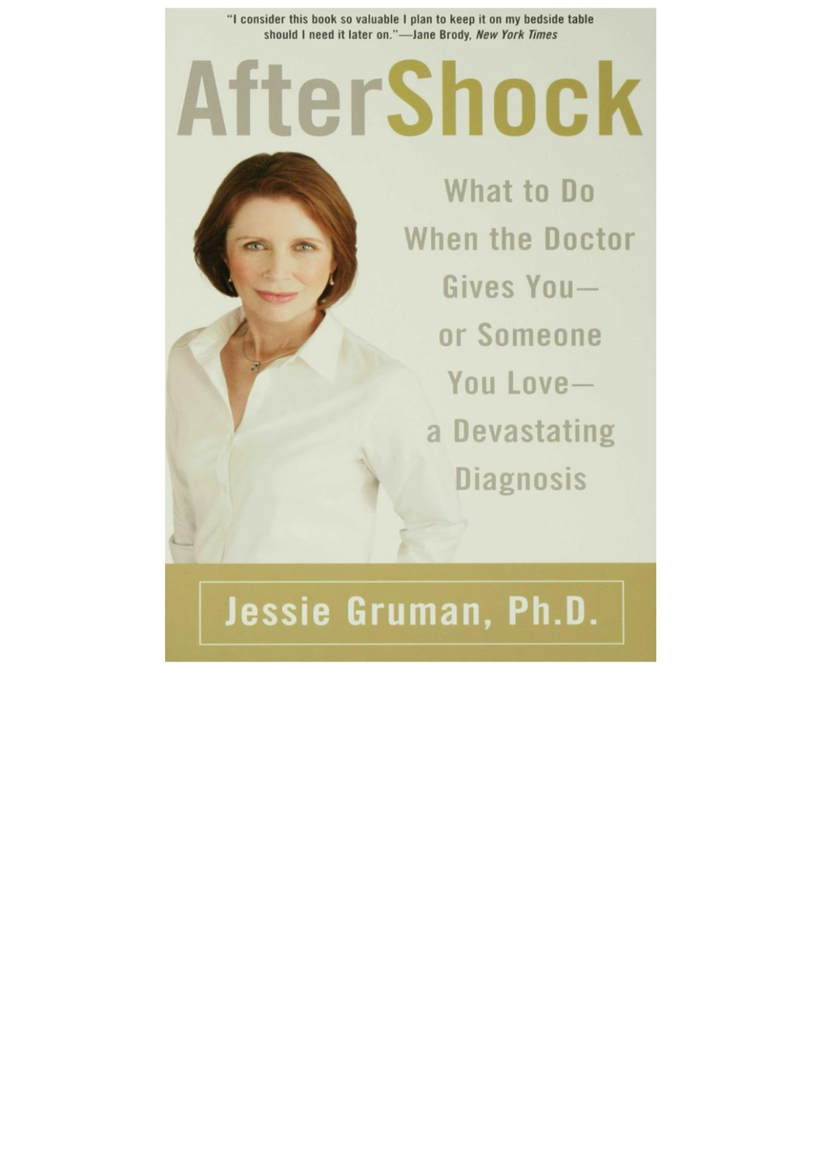 Aftershock Jessie Gruman