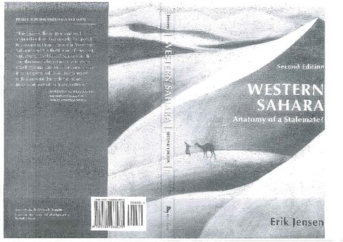 Western Sahara Anatomy Of A Stalemate 2nd Edition Erik Jensen