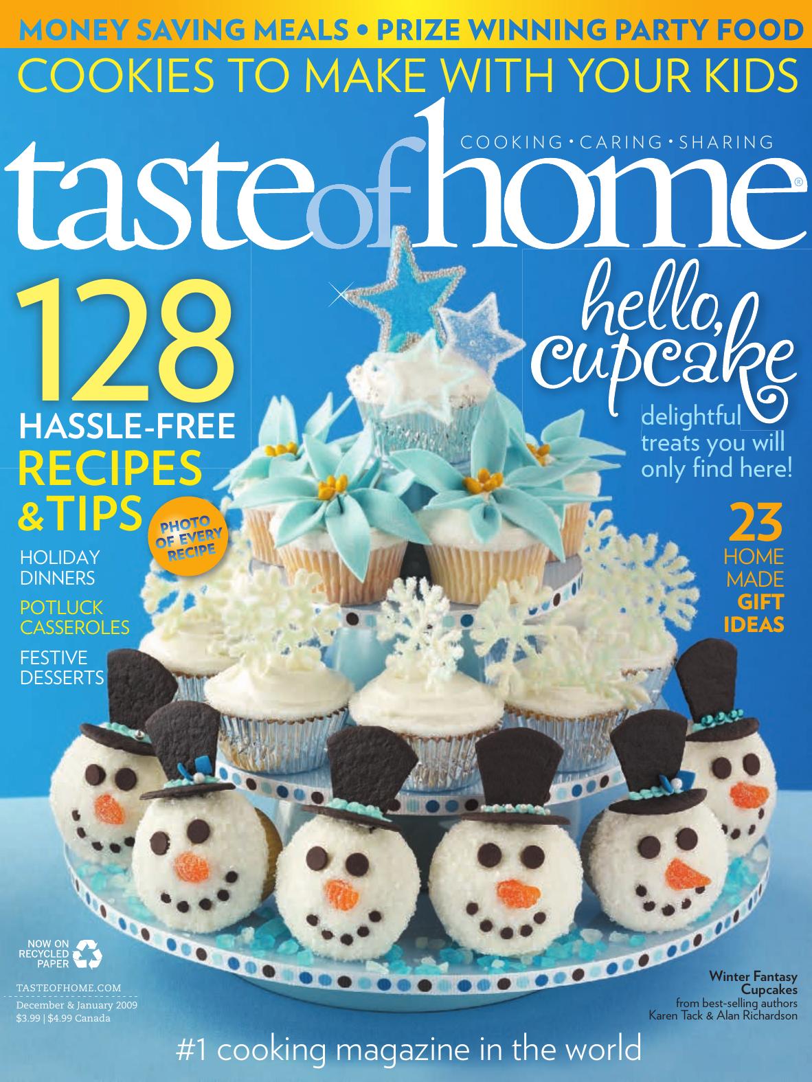 Taste Of Home December 2008janaury 2009 Taste Of Home