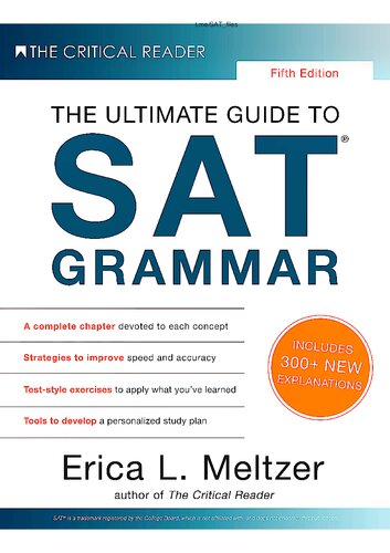 Fifth Edition The Ultimate Guide To Sat Grammar 5th Edition Meltzer