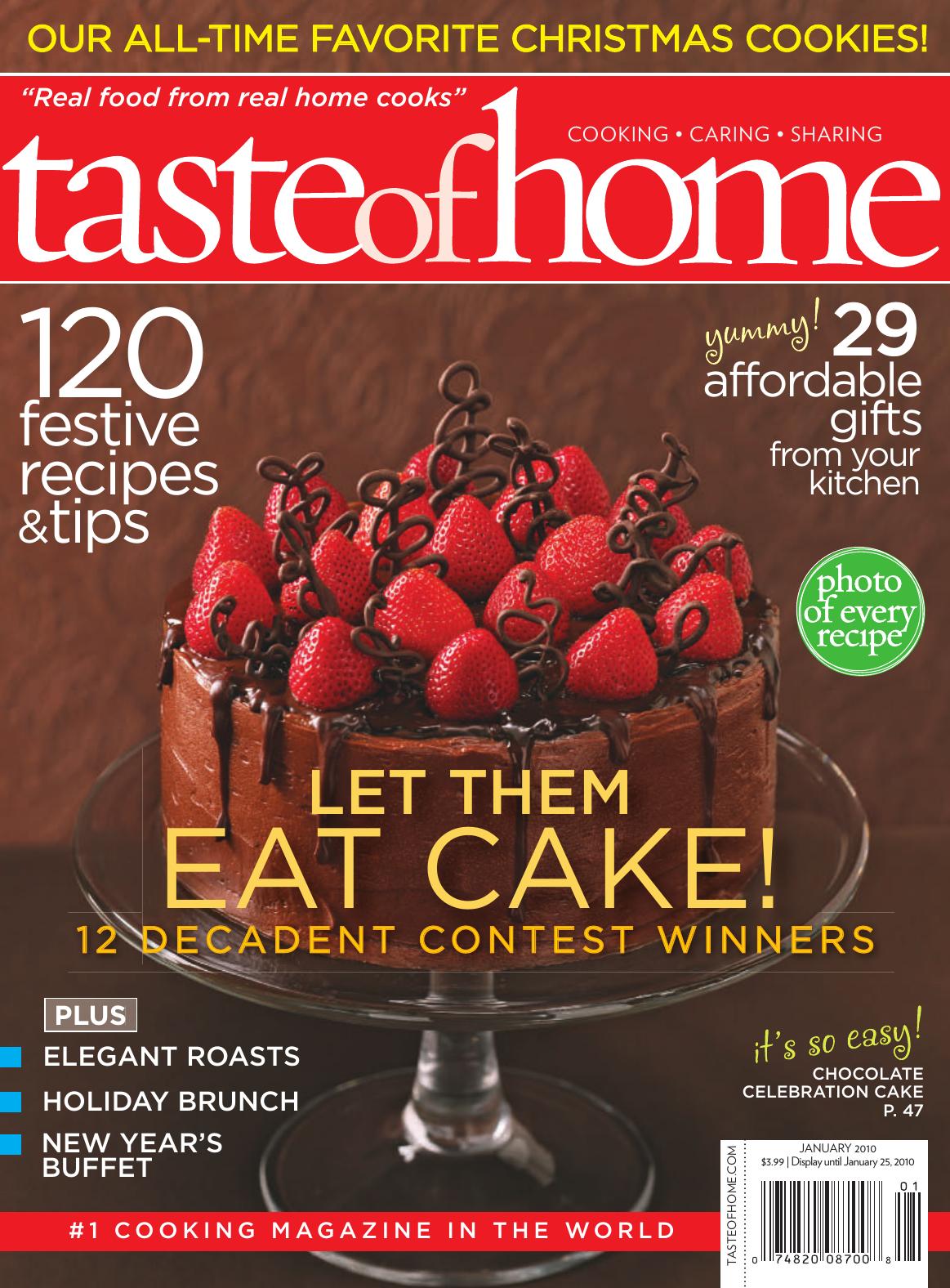 Taste Of Home December 2009january 2010 Taste Of Home