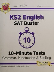 Ks2 English Sat Buster 10minute Tests Grammar Punctuation Spelling Bonney