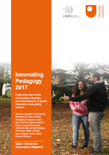 Innovating Pedagogy 2017 Rebecca Ferguson Sarit Barzilai Dani Benzvi