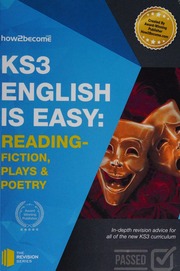Ks3 English Is Easy Reading Fiction Plays Poetry Unknown