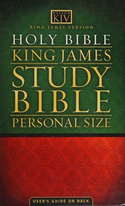 The King James Study Bible King James Version Unknown