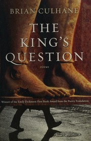 The Kings Question Poems Culhane Brian