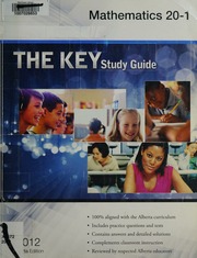 The Key Student Study Guide Math 201 2012 Alberta Ed Rao Gautam Garlitos
