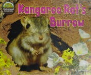 Kangaroo Rats Burrow Phillips Dee 1967 Author