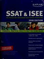 Ssat Isee For Private And Independent School Admissions Rev Edition Cohen