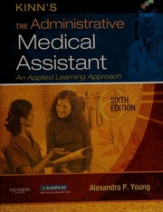 Kinns The Administrative Medical Assistant An Applied Learning Approach 6 Edition Youngadams