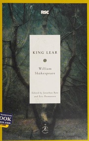 King Lear Shakespeare William 15641616 Bate Jonathan Rasmussen